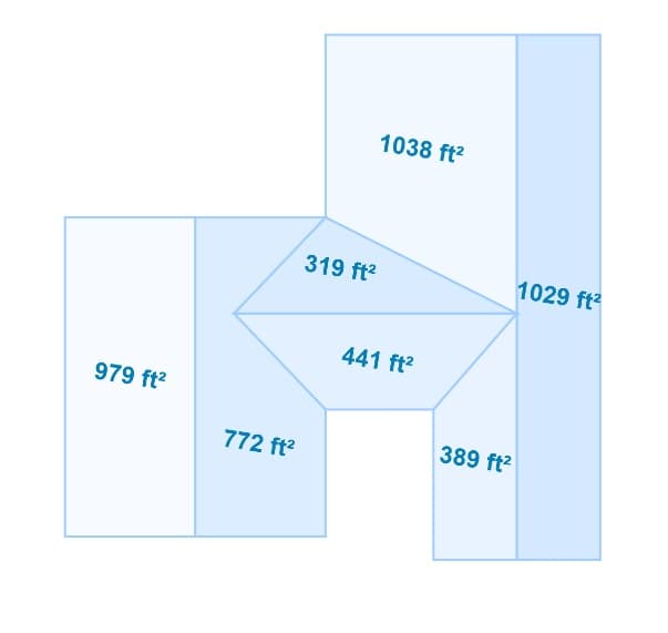 5000 ft² Roof that is Walkable in Waterloo Region, ON — Measurements