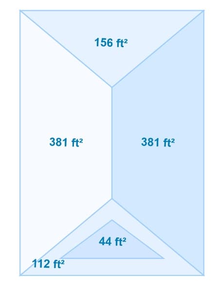 Small & Simple Roof in Waterloo, ON — Measurements