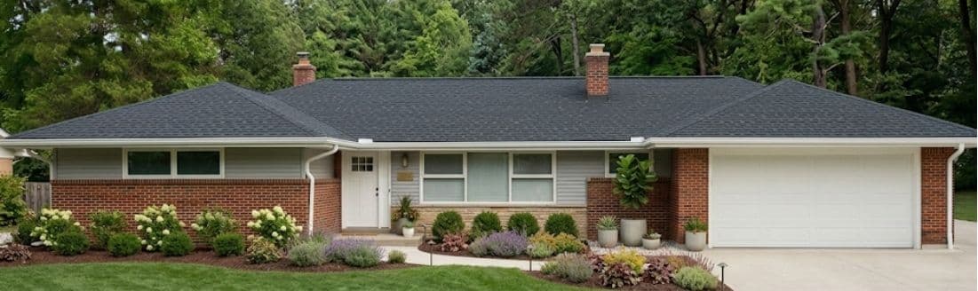 Low-Slope Roof with High Squarefootage in London, ON — House photo