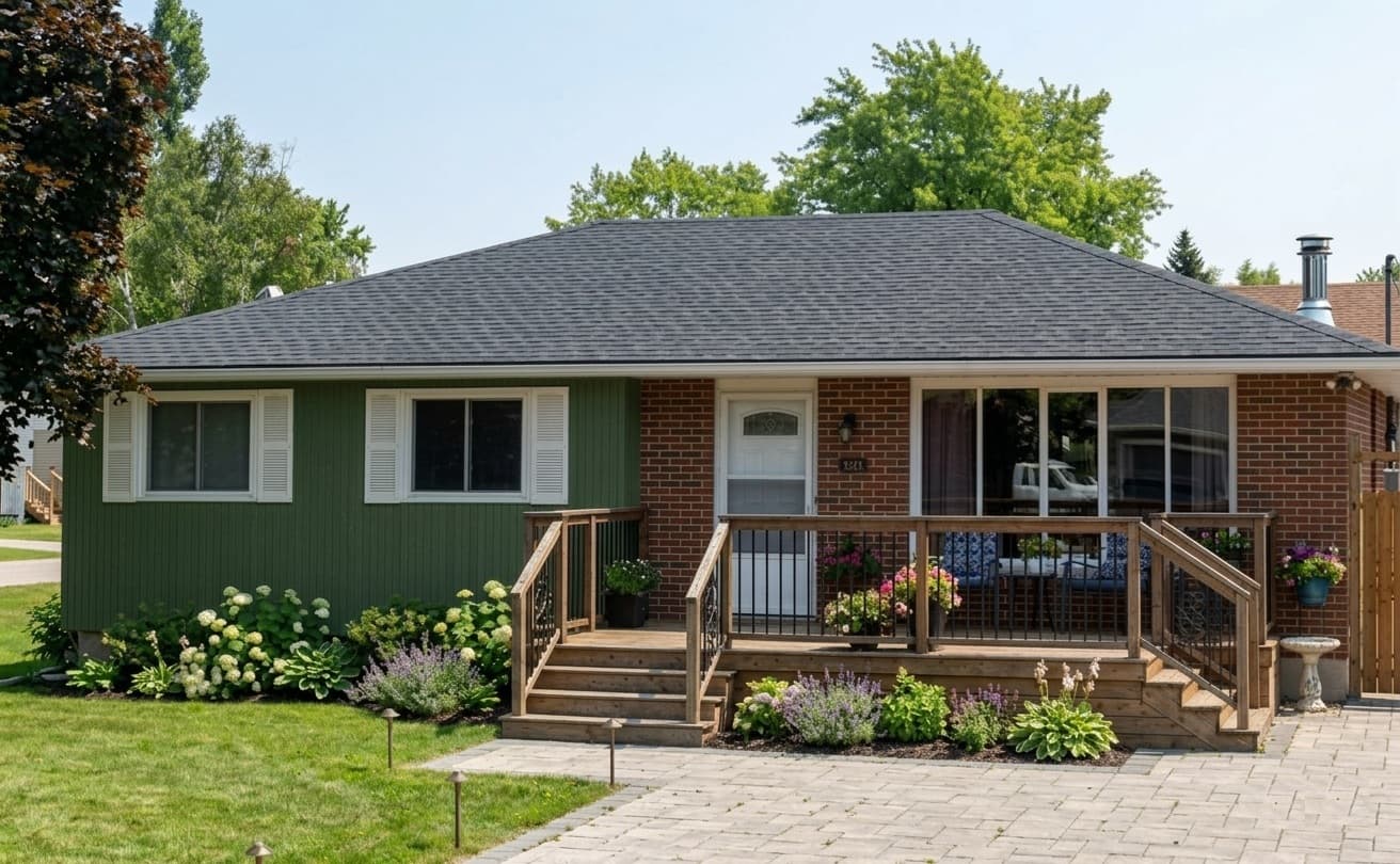 Common 4-Hip Roof in Ottawa, ON — House Photo