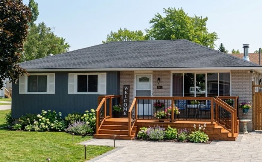 Common 4-Hip Roof in Guelph, ON — House Photo