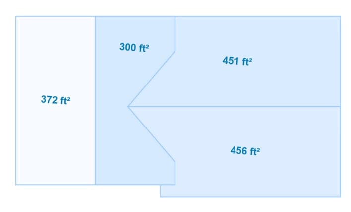 Split Level Without Features or Complexity in Brantford, ON — Roof Measurement